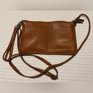 BEFEN Genuine Leather Crossbody Bag, with clutch wristlet! NWOT